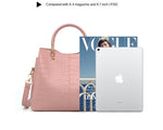 Alligator 3-piece Set Composite Bag Designer High Quality PU Leather Women Handbag Ladies Fashion Small Shoulder Crossbody Bag