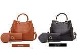 Alligator 3-piece Set Composite Bag Designer High Quality PU Leather Women Handbag Ladies Fashion Small Shoulder Crossbody Bag