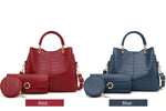 Alligator 3-piece Set Composite Bag Designer High Quality PU Leather Women Handbag Ladies Fashion Small Shoulder Crossbody Bag