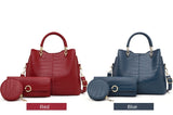 Alligator 3-piece Set Composite Bag Designer High Quality PU Leather Women Handbag Ladies Fashion Small Shoulder Crossbody Bag