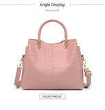 Alligator 3-piece Set Composite Bag Designer High Quality PU Leather Women Handbag Ladies Fashion Small Shoulder Crossbody Bag
