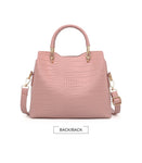 Alligator 3-piece Set Composite Bag Designer High Quality PU Leather Women Handbag Ladies Fashion Small Shoulder Crossbody Bag