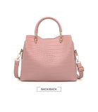 Alligator 3-piece Set Composite Bag Designer High Quality PU Leather Women Handbag Ladies Fashion Small Shoulder Crossbody Bag