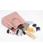 Alligator 3-piece Set Composite Bag Designer High Quality PU Leather Women Handbag Ladies Fashion Small Shoulder Crossbody Bag