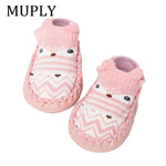 2021 Fashion Baby Socks With Rubber Soles Infant Sock Newborn Autumn Winter Children Floor Socks Shoes Anti Slip Soft Sole Sock