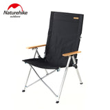 Naturehike Portable folding recliner Relaxation chair outdoor camping beach chair picnic with three-speed adjustable backrest