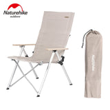 Naturehike Portable folding recliner Relaxation chair outdoor camping beach chair picnic with three-speed adjustable backrest