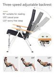 Naturehike Portable folding recliner Relaxation chair outdoor camping beach chair picnic with three-speed adjustable backrest