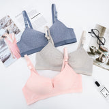 Wirefree Nursing Maternity Bra Clothing Cotton Breastfeeding Bra for Pregnant Women Pregnancy Breast One Size Sleep Underwear