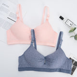 Wirefree Nursing Maternity Bra Clothing Cotton Breastfeeding Bra for Pregnant Women Pregnancy Breast One Size Sleep Underwear