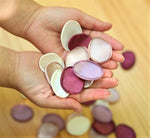 100 pieces /bag Artificial Silk Rose Petals Satin Petals Silk For Weddings Silk Handmade Soft Satin Rose Petals