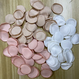 100 pieces /bag Artificial Silk Rose Petals Satin Petals Silk For Weddings Silk Handmade Soft Satin Rose Petals
