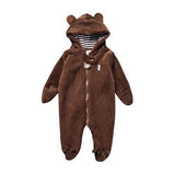 Winter Child Pantyhose Bear style children's coral fleece Hoodies