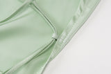 Dulzura Satin Women Strap Mini Dress Ruched Lace Up Cross Bandage Backless Bodycon Sexy Party Elegant 2020 Club Christmas Slim