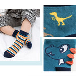 5 Pairs/Set Cute Cartoon Baby Cotton Socks Warm Breathbale Autumn Winter Infant Mix Color Middle Tube Sock