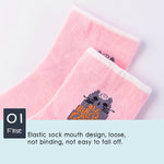 5 Pairs/Set Cute Cartoon Baby Cotton Socks Warm Breathbale Autumn Winter Infant Mix Color Middle Tube Sock