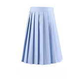 Harajuku 2020 Womens Summer Korean Style High Waist Mini Pleated Plaid Woman Anime Skirts Kawaii Short School Girls Cute Uniform