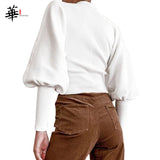 Turtleneck Woman Sweaters Fall Long Sleeve Knitted Sweaters for Women Winter Clothes Women's Crop Top Jumper Cropped Sweater