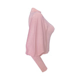 Turtleneck Woman Sweaters Fall Long Sleeve Knitted Sweaters for Women Winter Clothes Women's Crop Top Jumper Cropped Sweater