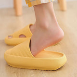 Thick Platform Slippers Women Indoor Bathroom Slipper Soft EVA Anti-Slip Lovers Home Floor Slides Ladies Summer Shoes