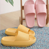 Thick Platform Slippers Women Indoor Bathroom Slipper Soft EVA Anti-Slip Lovers Home Floor Slides Ladies Summer Shoes
