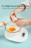 Yolanda 5kg Smart Kitchen Scale Bluetooth APP Electronic Weight Scales Food Balance Weighing Measuring Tool Nutrition Analysis