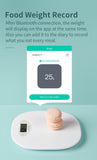 Yolanda 5kg Smart Kitchen Scale Bluetooth APP Electronic Weight Scales Food Balance Weighing Measuring Tool Nutrition Analysis