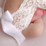 Baby Romper Deep V Backless Clothes Newborn Photo Photograph Lace Toddler Hollow Design Clothing