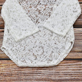 Baby Romper Deep V Backless Clothes Newborn Photo Photograph Lace Toddler Hollow Design Clothing