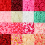 2000 Pcs Artificial Rose Petals Wedding Petalas Colorful Silk Flower Accessories