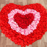 2000 Pcs Artificial Rose Petals Wedding Petalas Colorful Silk Flower Accessories