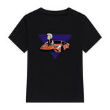 Children's 100% Cotton T Shirts Merch A4 Lamba Print Casual Family Clothing Set boy's & girl's Fashion Tops