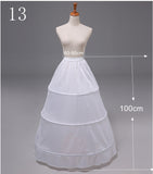 Hot Sell Many Styles  Bridal Wedding Petticoat Hoop Crinoline Prom Underskirt Fancy Skirt Slip