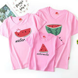 Family Look Mommy and Me Clothes Matching Summer Fruits Printing Famil