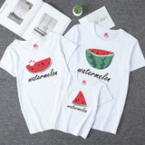 Family Look Mommy and Me Clothes Matching Summer Fruits Printing Famil
