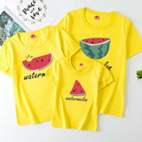Family Look Mommy and Me Clothes Matching Summer Fruits Printing Famil