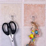 CellDeal Wall Hanger Hook Suction Cup Adhesive Wall Vacuum Sucker Heavy Bathroom Transparent Load Rack Stainless Steel Hangers