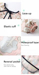 Baby Bib Waterproof Apron Long Sleeve Art Smock for Kids Chest Protection Feeding Bibs