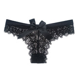 Sexy Lace Thong Panties Female Underwear for Women Seamless Mini G String Hollow Breathable Low Rise Briefs Brazilian Lingerie