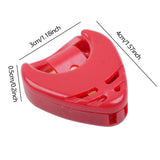 ABS Guitar Pick Box Small Triangle Guitar Pick Box Durable Pick Holder Bullet Tongue Design Useful Guitar Accessories
