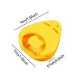 ABS Guitar Pick Box Small Triangle Guitar Pick Box Durable Pick Holder Bullet Tongue Design Useful Guitar Accessories