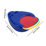 ABS Guitar Pick Box Small Triangle Guitar Pick Box Durable Pick Holder Bullet Tongue Design Useful Guitar Accessories