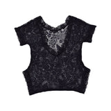 Baby Romper Deep V Backless Clothes Newborn Photo Photograph Lace Toddler Hollow Design Clothing