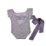 Baby Romper Deep V Backless Clothes Newborn Photo Photograph Lace Toddler Hollow Design Clothing