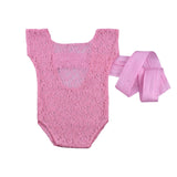 Baby Romper Deep V Backless Clothes Newborn Photo Photograph Lace Toddler Hollow Design Clothing