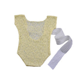 Baby Romper Deep V Backless Clothes Newborn Photo Photograph Lace Toddler Hollow Design Clothing