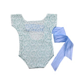 Baby Romper Deep V Backless Clothes Newborn Photo Photograph Lace Toddler Hollow Design Clothing
