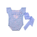 Baby Romper Deep V Backless Clothes Newborn Photo Photograph Lace Toddler Hollow Design Clothing