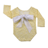 Baby Romper Deep V Backless Clothes Newborn Photo Photograph Lace Toddler Hollow Design Clothing