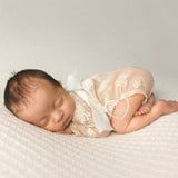 Baby Romper Deep V Backless Clothes Newborn Photo Photograph Lace Toddler Hollow Design Clothing